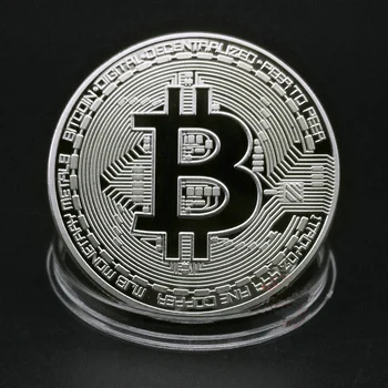 Placat cu Aur Rose Bitcoin Moneda Colecție de Artă BTC Metal Crypto Monede Comemorative de Epocă Imitație de Colecție, magazin de Suveniruri Cadouri