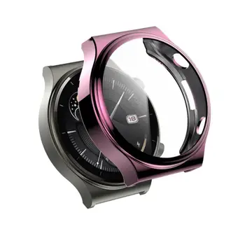 Noi Colorate Cazuri Pentru Huawei Watch GT2 Pro Caz All-inclusive Moale TPU Galvanizare Capac de Protecție Smart Watch Accesorii