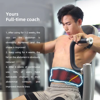 Abs Trainer Stimulator Muscular cu USB Reîncărcabilă Abdominale Tonifiere Slim Belt EMS Vibrații de Fitness, Masaj Echipamente de Antrenament
