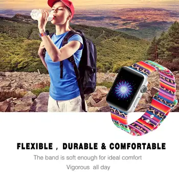 Curea silicon Trupa pentru Apple Watch 40mm 44mm 38mm 42mm Sport Dublu Imprimat Band Brățară pentru iwatch serie SE 6 5 4 3 2 1