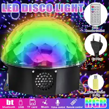 7Color 6W Comuta Modul Mini RGB LED Disco Etapă de Lumină Portabile Petrecere Acasă cu Bile Colorate de Lumină Bar, Club, Scena Efect de Lumina
