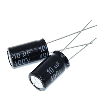 10BUC Higt calitate 400V10UF 10*17mm 10UF 400V 10*17 condensator Electrolitic