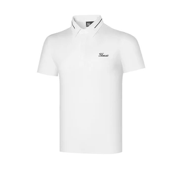 Golf Rever bărbați respirabil pentru bărbați îmbrăcăminte de golf short sleeve Sport Top T-shirt casual uscare rapidă tricouri de vara