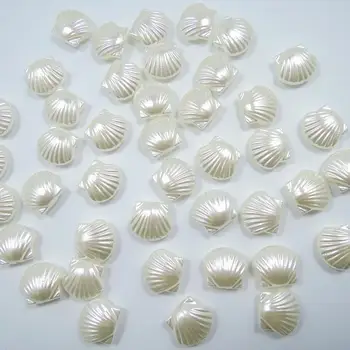 16*14*7.5 mm 30 buc/lot shell Forma Gaură ABS Imitații de Perle Margele Bijuterii Colier Bratara Cercei Accesorii