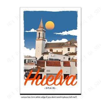 Retro Vintage Stil de Călătorie Poster sau Panza Imagine - Istria croată