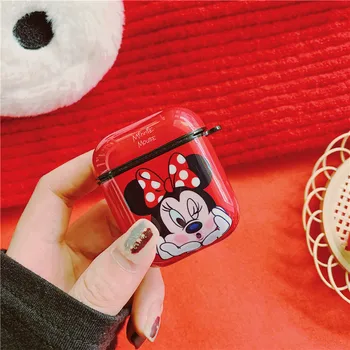 Disney Mickey Minnie IMD Moale Căști Cazuri pentru Airpods 1/2 Pro de Protecție Bluetooth Căști fără Fir de Încărcare a Acoperi
