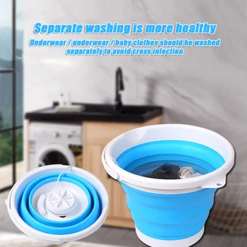 Mare Pliante de Spălătorie Cadă Bazinul Portabil Mini-Mașină de Spălat Automată de Spălat Haine Găleată LG66