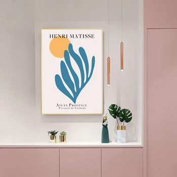 Matisse Flori Poster Abstract Planta Tropicala Panza Pictura De Perete De Arta De Imprimare Tablouri Moderne Pentru Living Decor Acasă