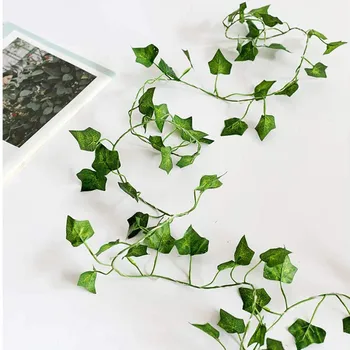 2m 20led Artificiale Ivy Ghirlanda Fals Plante de Viță de vie Agățat Ghirlanda de Frunze Cu 200led Șir de Lumini Acasa Dormitor Partid Decor de Perete