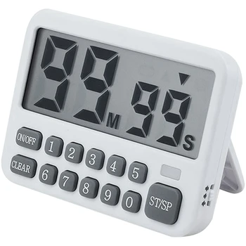 Digital Timer de Bucătărie,de Gătit Timer, Temporizator Digital cu Tastatura, Alarmă cu voce Tare, Copiii Timer cu Funcție de Închidere