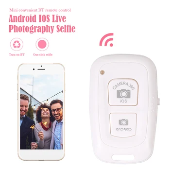 2.4 GHz Wireless Bluetooth Camera foto a Telefonului Inteligent de Control de la Distanță a Declanșatorului Pentru Selfie Stick Monopod Compatibil pentru Android IOS iPhone