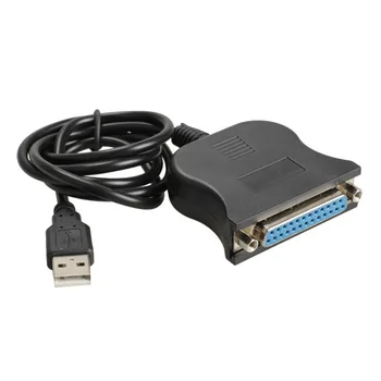 De înaltă Calitate 95cm USB 1.1 la DB25 Female Port de Imprimare Convertor Cablu LPT USB Adaptor LPT Cablu LPT pentru Cablu USB Negru en-Gros