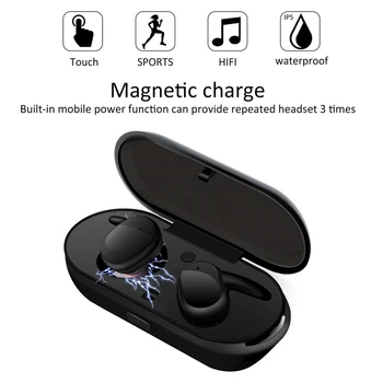 JIMARTI Y30TWS Wireless Blutooth 5.0 Căști de Anulare a Zgomotului Căști HiFi Stereo 3D Muzică de Sunet În ureche Căști Pentru Android IOS