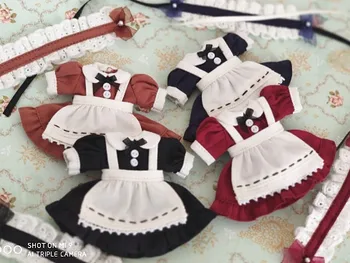 3Pcs/Set Obitsu11 Retro Maid Dress +fular +Caciula Costum Fusta Scurta pentru Obitsu11, Molly, 1/12 Haine Papusa Papusa Accesorii