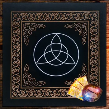 50x50cm Carte de Tarot Masă Constelație Astrologie Tabla de Joc Avere fata de Masa Oracle Card Pad pentru Jocuri Petrecere