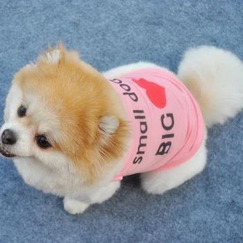 Animale De Companie Câini Primavara-Vara Strat De Vest Mici Pentru Câini De Talie Medie Moda Inimă Mare Haine De Câine Pentru Câini Costum Vesta Îmbrăcăminte Chihuahua