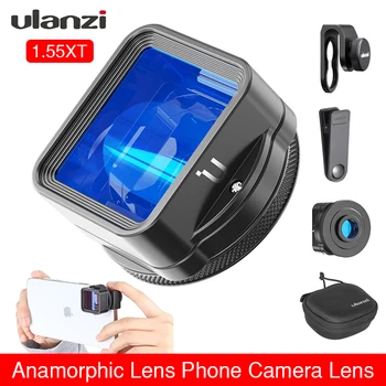 Ulanzi 1.55 XT Anamorphic Lens pentru iPhone 12 11 Pro Max X 1.55 X Largă Video pe Ecran Lat Slr Film Videomaker Regizor Obiectiv