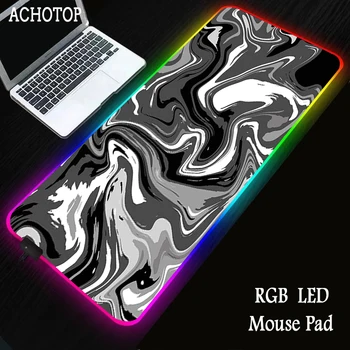 Straturile de Lichid RGB Gaming Mouse Pad Calculator Gamer Mousepad Mare de Cauciuc Mouse-ul Mat Mare Mause Pad PC Tastatura Laptop Birou Covor