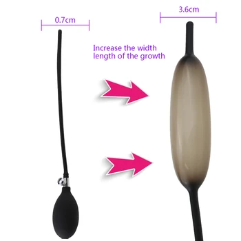Gonflabile Anal, Dop de Fund Jucarii Sexuale pentru Femei Masturbari Penis Plug Cateter Ochi de Cal Stimularea Bărbați Uretral Dilatator Adult