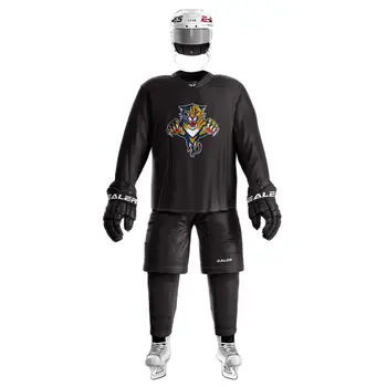 H80 serie de înaltă calitate, ușor și subțire respirabil negru personalizat de hochei pe gheață practică jersey si mari street shirt-toate dimensiunile