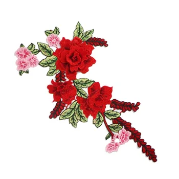 3D Florale Coase pe Patch-uri pentru lucru Manual Guler Patch-uri de Flori pentru Haine Aplicatiile de Broderie Ecusoane Autocolante DIY de Cusut