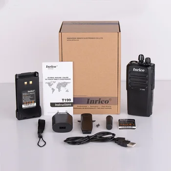 Inrico T199 Zello Mini Profesionale de Emisie-recepție Portabile Poc Talkie Radio Amatori 3G GPS Bluetooth Walkie Talkie pentru Poliție