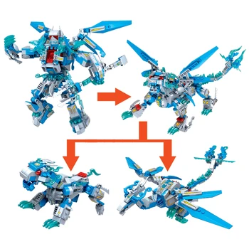 Dragon Knight Transformare Robot Cifrele De Acțiune Ninja Transformers Jucării Blocuri De Constructii Pentru Copii Jucarii Copilul Cadou
