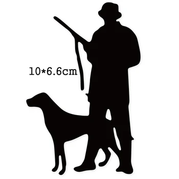 Vânător și câine de Tăiere de Metal Moare Noi Meserii Moara Mucegai Matrita Pentru DIY Scrapbooking Hârtie/foto Carduri de Ștanțare Die șablon