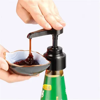 Accesorii de bucatarie sticla de ulei de presiune duza capul pompei de ulei oală stoarce condimente storcator de bucătărie gadget ulei vas de presă cap-C