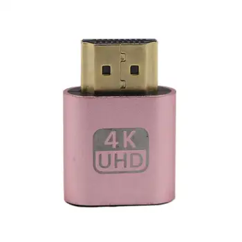4K Aliaj de Aluminiu Adaptor VGA compatibil HDMI de Afișare Virtuală fără cap Pentru Fantoma de Afișare Emulator de Blocare 1.4 DDC EDID Dummy Pentru PC