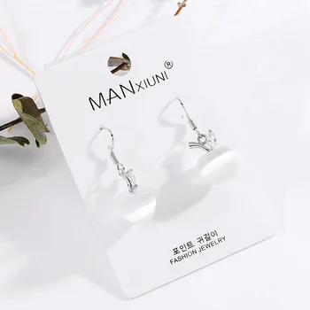 De tip Boutique de moda Ochi de Pisică Apple Cercei pentru Femei Accesorii Bijuterii de Cristal Fierbinte Minunat pendientes mujer moda 2019 Cadou