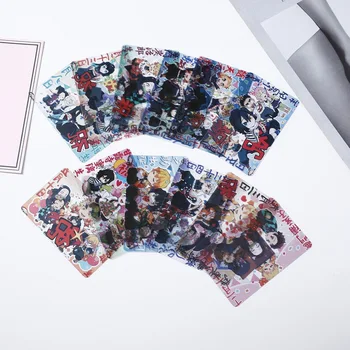 12buc/set Demon Slayer PVC photocard Anime Demon Slayer: Kimetsu Nu Yaiba Card Foto Photobook Transparent Card