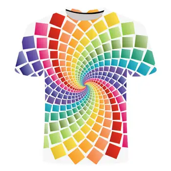 3D T-shirt Barbati T-shirt de Vara 3D de Imprimare T-shirt cu Maneci Scurte T-shirt Funny T-shirt