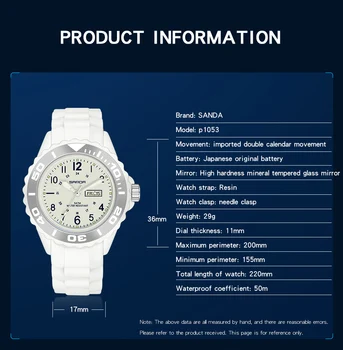 SANDA Femei pe Încheietura mîinii ceas de Lux de Brand de Moda Cuarț Ceas de Barbati Curea din Silicon Casual Digital Mare Cuarț Ceasuri Pentru Femei Fete