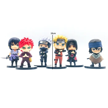 Naruto Figura Figurina Versiune Q Modle Papusa Jucării Statuia lui Kakashi Itachi Anime Figma Modelul 9-10CM PVC de Colectie, Cadou de Ziua de nastere
