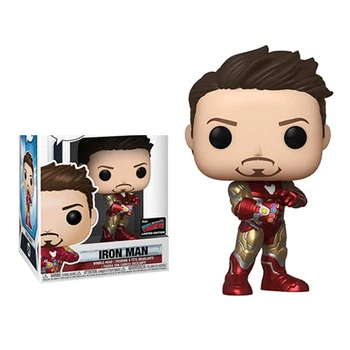 FUNKO Marvel Avengers:Endgame Tony Stark, Iron Man #529 & QUAKE Infinity Gauntlet Acțiune Figura jucarii pentru Copii Cadou de Crăciun