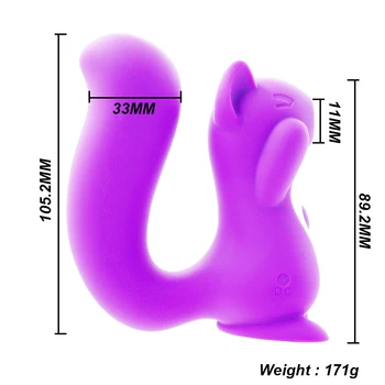 Veveriță Suge Jucării Sexuale pentru Femei Penis artificial Vibratoare Pizde Lins Vibratoare Limba Fraier Biberon Vagin Stimulator Masturbator