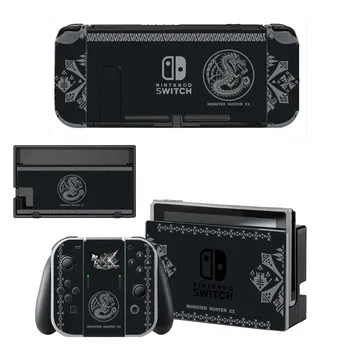 Monster Hunter Ecran Protector Autocolant Piele pentru Nintendo Comutator Consolă de Andocare Încărcător Suport stativ Joycon Controler de Piele