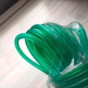 Verde Rufe PVC Cabluri de Lungime 15 Metri Latime 3 mm, Verde Telegrafiat Fir de Plastic, Sârmă Wire Rope pentru uscarea hainelor