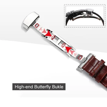 Essidi Premium Fluture Catarama Curea din Piele Pentru Fitbit Charge 4 3 2 Ceas Brățară Încheietura Trupa Buclă Pentru Fitbit Charge 3 4 SE