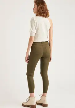 De facto Vara Femei Pantaloni & Fundul Anna Super Skinny Tesute Pantaloni Streetwear Dailywear de Moda de sex Feminin-M2223AZ20SM
