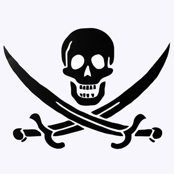 Piratii din Caribb black pearl logo-ul DIY auto-styling autocolante muri tăiate camion, motocicleta, masina, Accesorii auto-capace decal