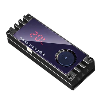 SSD Radiator Cooler cu Ventilator Turbo Seturi M2 Digital Temp de Afișare Calculator de uz Casnic Piese de Siguranță pentru NVMe M. 2 SSD