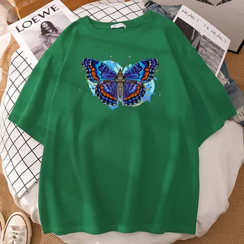 Aripi de Fluture tricouri Supradimensionate Om e Liber Casual Tricou Maneca Scurta de Vara Noi Harajuku Grafice de sex Masculin Grafic T Shirt