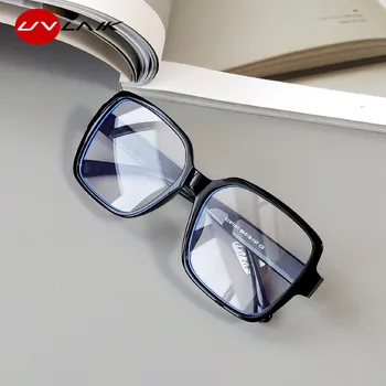 UVLAIK Lumina Albastra Anti-Ochelari de Calculator Cadru Femei Bărbați Transparent Ochelari de Blocare Pahare Spectacol Optic Ochelari