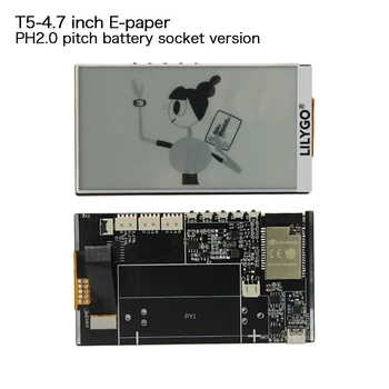 LILYGO T5-4.7 Inch E-paper ESP32 Versiune V3 16MB FLASH de 8MB PSRAM WIFI/Bluetooth pentru Arduino