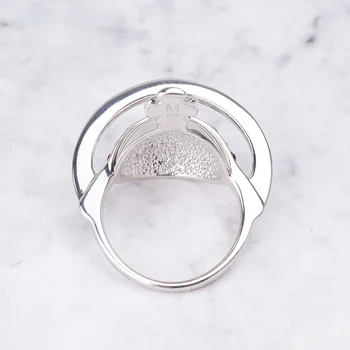 Hot-vânzare clasic micro-zircon incrustate jumătate-dimensional Saturn inel de Moda de lux de banchet, accesorii esentiale