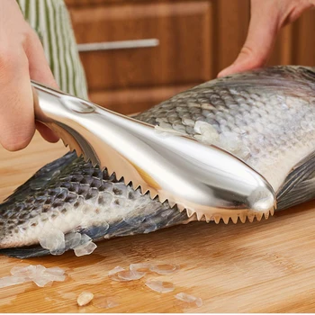 Instrumente De Gătit Pește De Curățare Cutit Skinner Piele De Pește Racleta Inox Solzi De Pește Pescuit De Curățare Pentru Îndepărtarea Bucătărie Gadget
