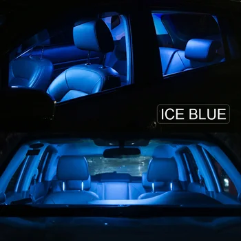 13pcs Alb Canbus LED-uri Becuri de Interior Dome Kit de Lumina Pentru Skoda Fabia 3 MK3 Combi Estate Wagon-2018 Lampa plăcuței de Înmatriculare