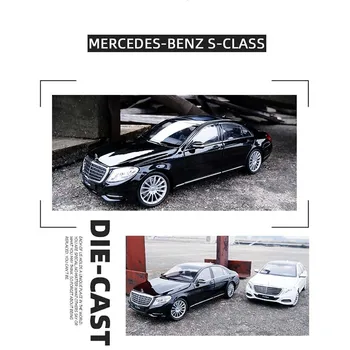 Welly 1:24 Mercedes-Benz S-CLASS auto aliaj model de masina de simulare decor masina colecție cadou jucărie de turnare model de băiat